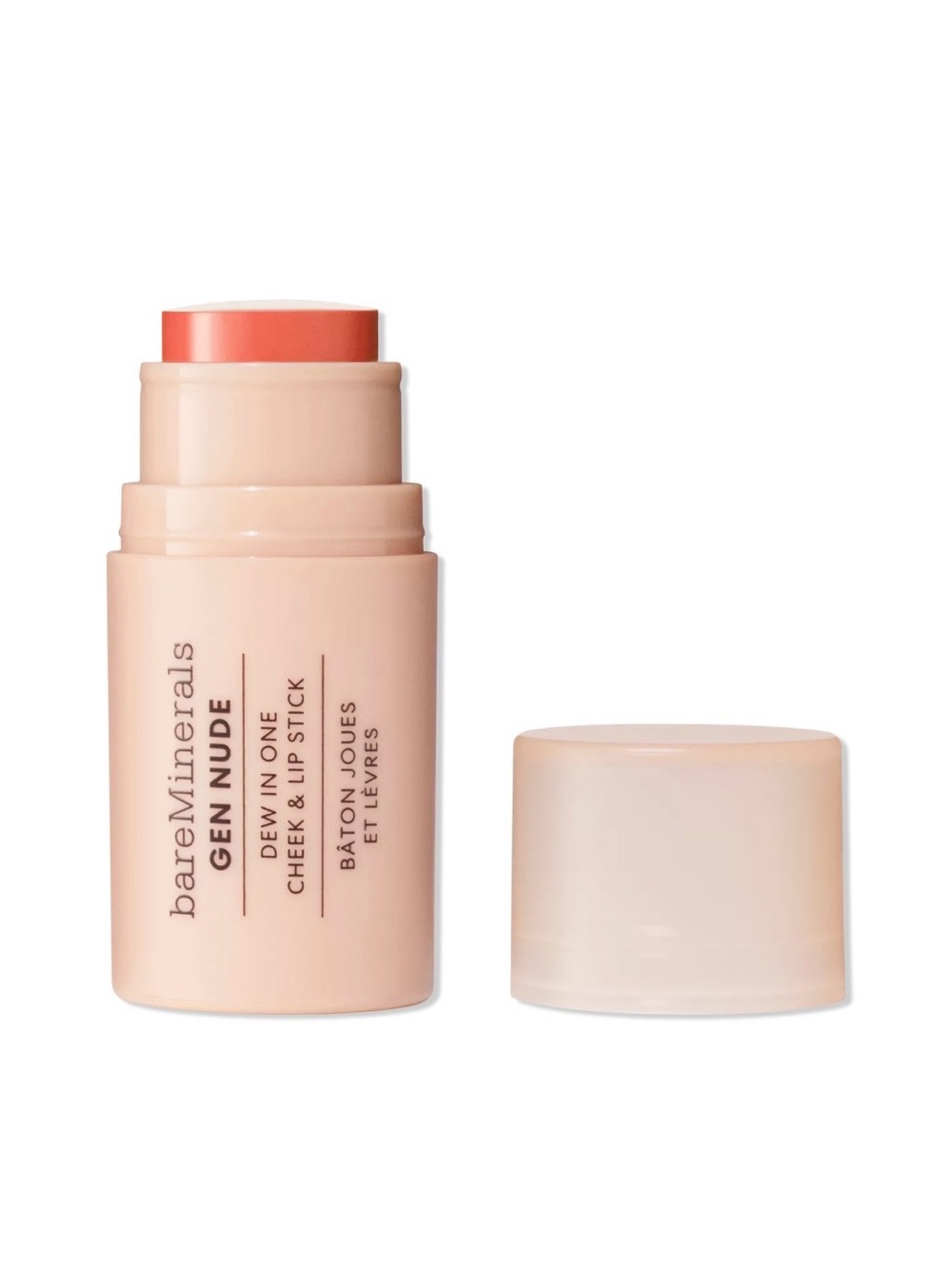 bareMinerals GEN NUDE Dew In One Cheek & Lip Stick - Just Peachy